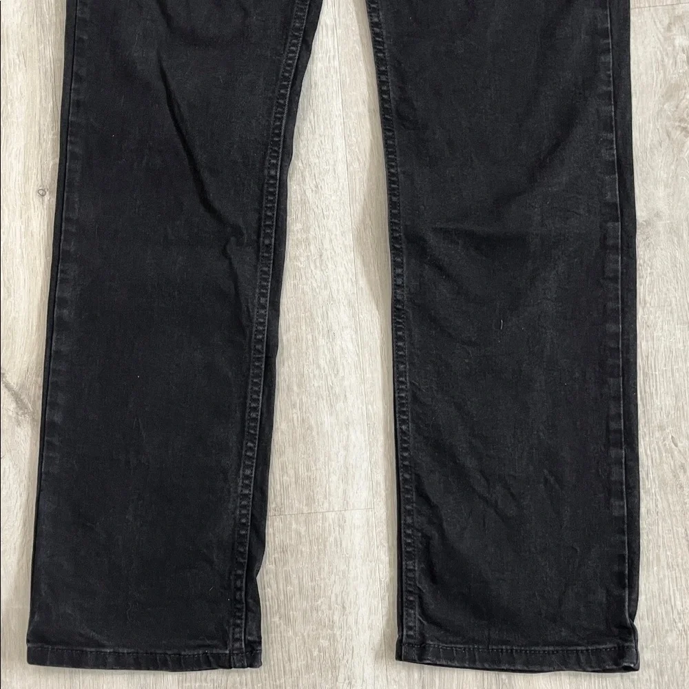 Levi’s‎ 514 Straight Fit Black Jeans Mens 32x34 Stretch Denim Classic 00514-0730